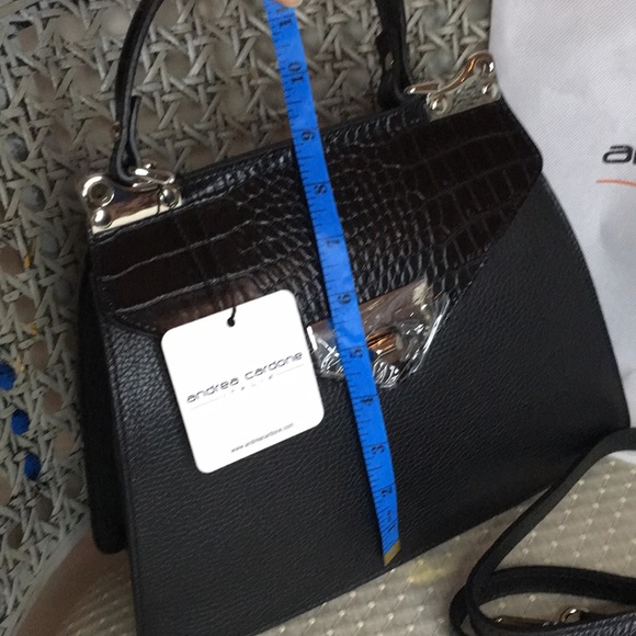 New Italian Kelly Bag - Black Leather - Picture 9 of 9